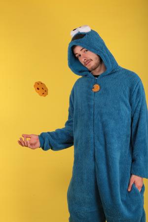 veelbelovend Coöperatie personeelszaken Sesame Street's Blue Cookie Monster Men's Onesie | Primark | Shoplinkz