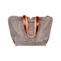 Gray leather tote, soft leather bag, women leather bag , leather handbag , leather shoulder bag , gifts for her , Mother's Gifts. Big Bags