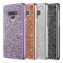 Samsung Galaxy Note 9 - Diamond Platinum Collection Hybrid Bumper Case With Electroplated Frame - Black :: CellPhoneCases.com