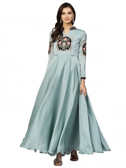 Turquoise Blue Thread Embro...