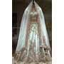 Pastel Blue pure raw silk Bridal Indian wedding Lehenga Choli - bridal lehenga