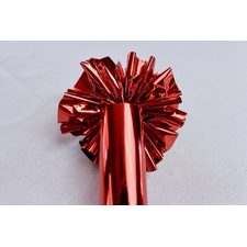 Bowdabra Bow Making Red Scrunchy Ribbon