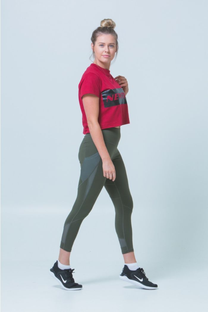 Inner Zen Army Green Leggings