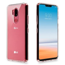 LG G7 Thinq G710 - Highly Transparent Case Clear Sturdy Gummy Cover :: CellPhoneCases.com