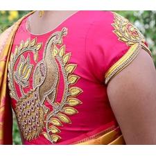 Peacock Design blouse