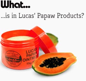 What is in Lucas Papaw Products?