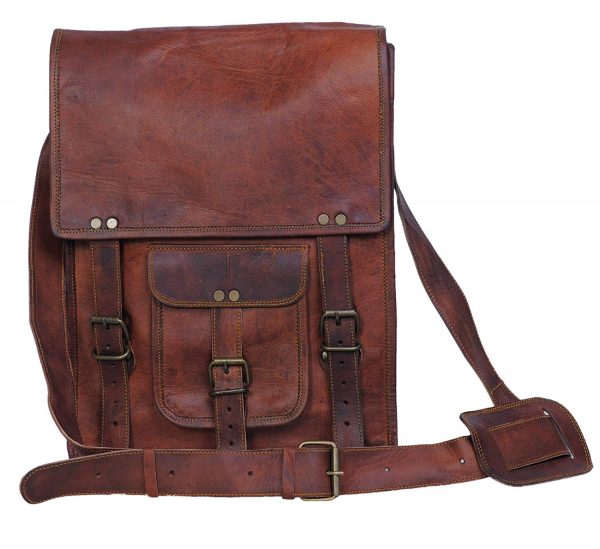 Leather iPad Messenger bag