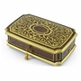 Handcrafted 36 Note Swiss Gold Arabesque Musical Jewerly Box