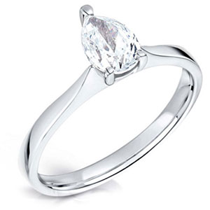 Solitaire Pear Cut
