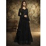 Jennifer Winget Black Georgette Gown Suit