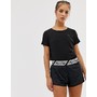 Training high waisted shorts in black