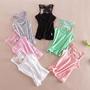 Lace Girls Shirts Cotton Girl Underwear Bow Tops = - beginnings-lifestyle