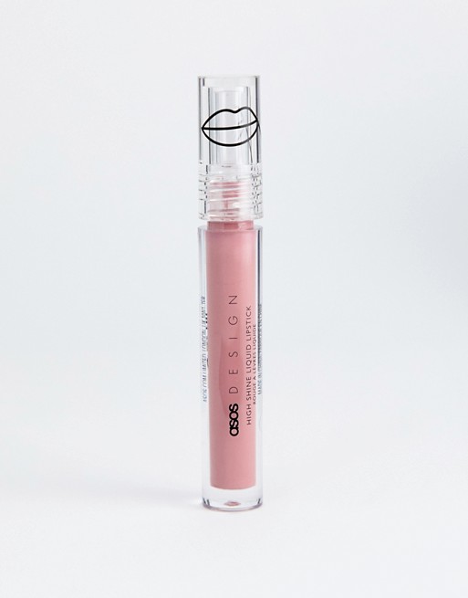 Makeup high shine liquid lipstick - rosy