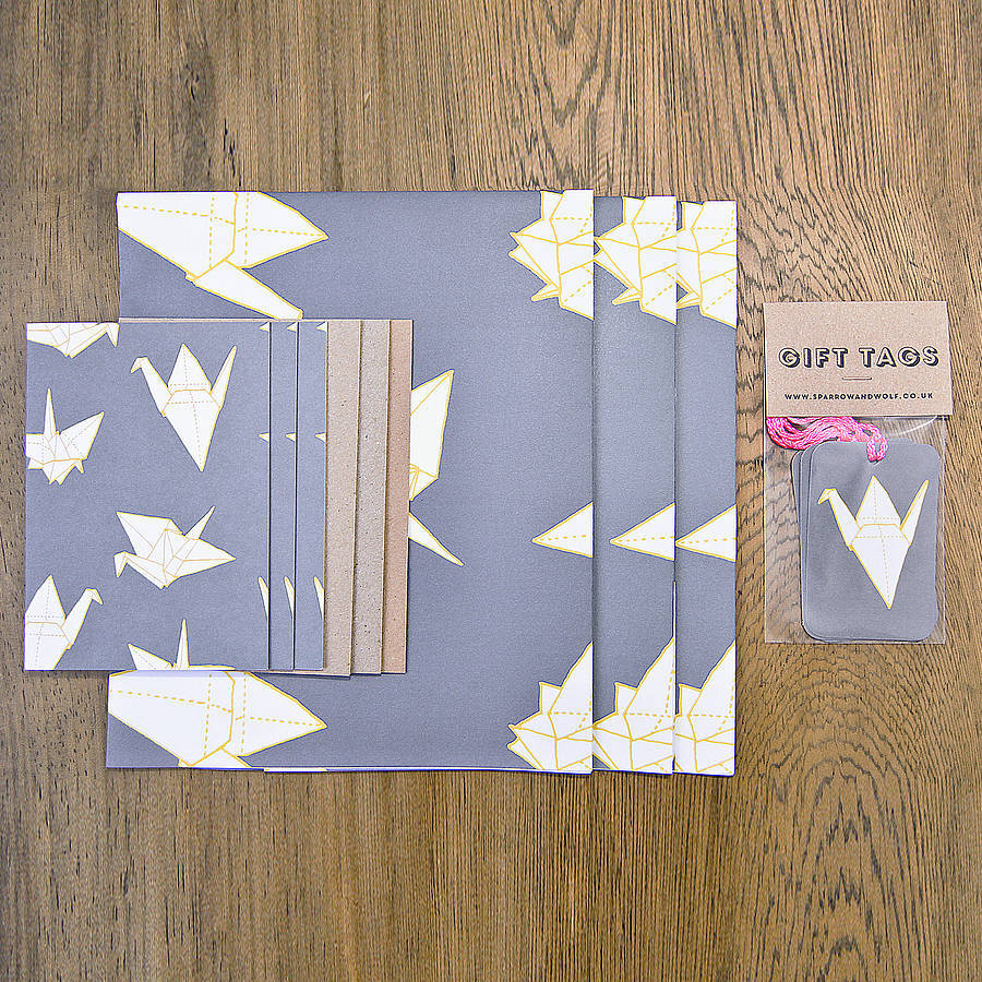 Cranes Pattern Complete Gif...