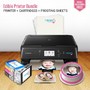 Wireless Canon Image Edible Printer Bundle Icinginks Photo Printer for Cakes features Latest Canon Edible Printer, Edible Cartridges, Eatable Icing Sheets Pack - 24 Sheets, Free Edible Image Designing