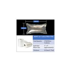 Air Cushion Pillow HDPE Film for COME Air Pack 1000 & WiAir Air Pillow/Cushion Maker