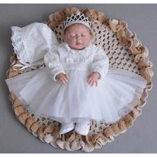 Girl Baptism Dress Off White Infant Girl Christening - beginnings-lifestyle