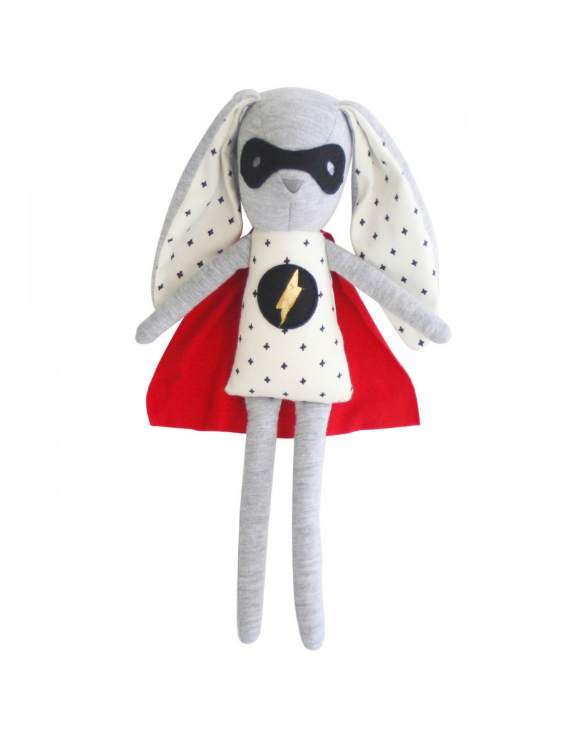 Super Hero Bunny Toy Rattle