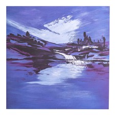 Tranquil Canvas Framed Artwork Painting for Living Room