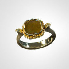 Butterscotch Diamond Ring