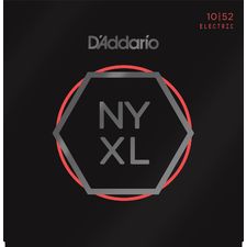 D'addario nyxl1052 nickel wound rope for electric guitar lighttop heavy bottom 10-52