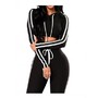 Black and White Tracksuit Top
