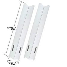 2 Pack Replacement Stainless Steel Heat Plate, for Perfect Flame GSC3318, GSC3318N, 25586, 225203 and Brinkmann 810-8501-S, Brinkmann 810-8502-S Gas Grill Models