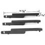 3 Pack Cast Iron Burner Replacement for Gas Grill Models Uniflame SG380-2, SG380, GBC772W-C