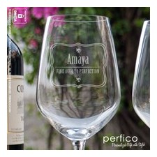 Aged to Perfection Â© Personalized Wine Glasses - SET of 2