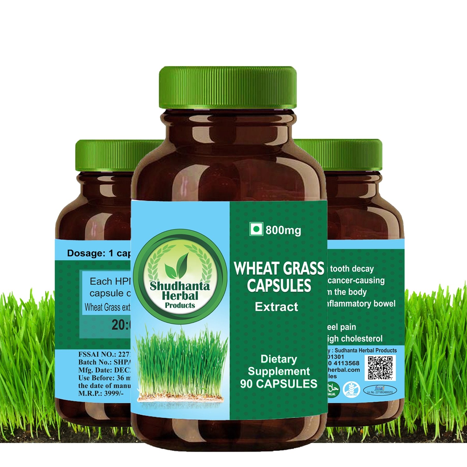 Wheatgrass Capsules 800mg