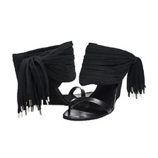 ALEXANDER WANG ELIZA Wedge Suede Slides