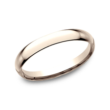 14K Rose Gold Standard Comfort-Fit Wedding Ring Band