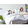 couple sleeping on nectar Split King adjustable bed frame