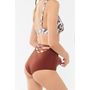  Under Shimmer Strappy Back High-Waisted Bikini Bottom