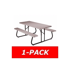 Lifetime Fold-up-Flat 6ft Picnic Table