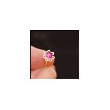 Ruby Flower Nose Ring / Flower Nose Stud – CUSTOMIZE