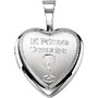 Mi Primera Communion Sterling Silver Heart Locket
